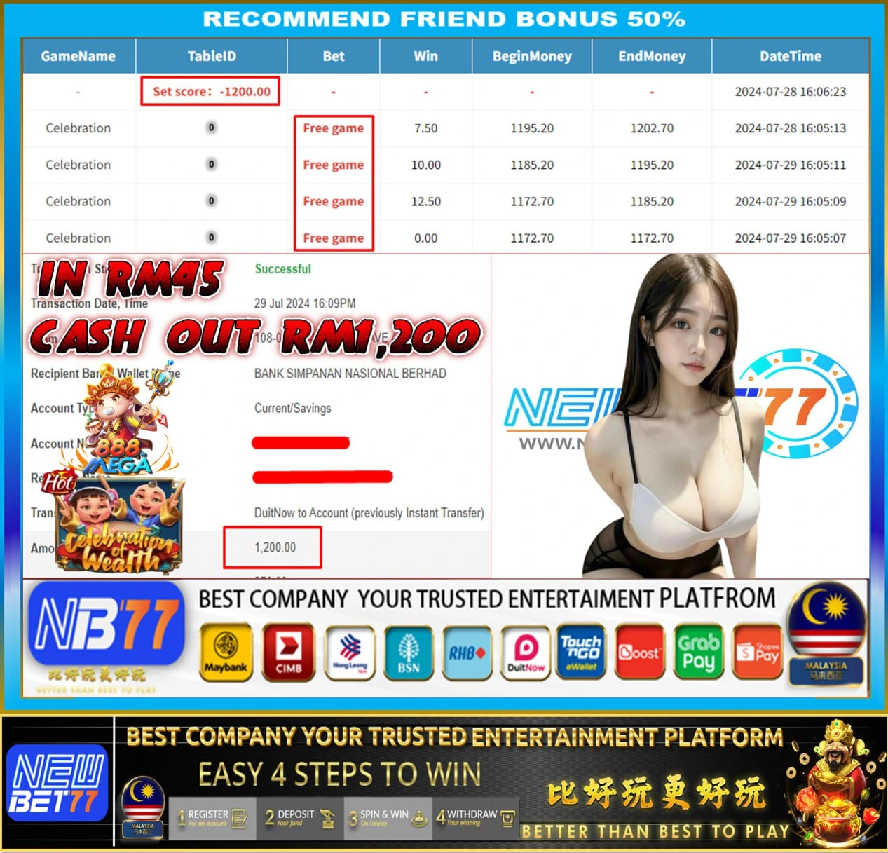 GOD55 ONLINE CASINO 📖 No #1 Trusted Online Slot Gambling Site in Malaysia